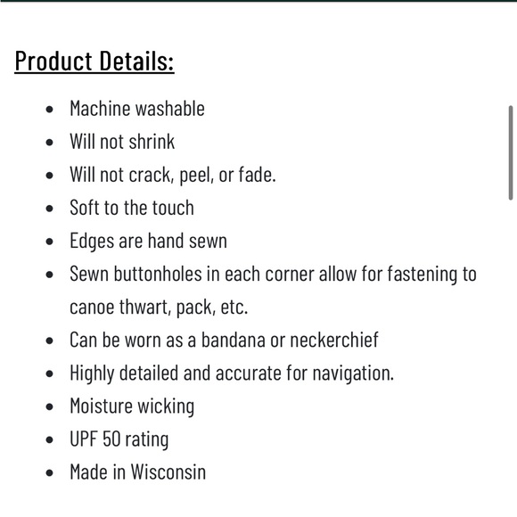 True North Cloth Maps- Two Maps Included - Picture 7 of 7